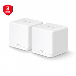 MERCUSYS Halo H30G (2-pack)  AC1300 Mesh Wi-Fi System, 2 x Gigabit LAN Port, 867Mbps on 5GHz + 400Mbps on 2.4GHz, 802.11ac/b/g/n, Beamforming, Wi-Fi Dead-Zone Killer, Seamless Roaming with One Wi-Fi Name, Parrents control